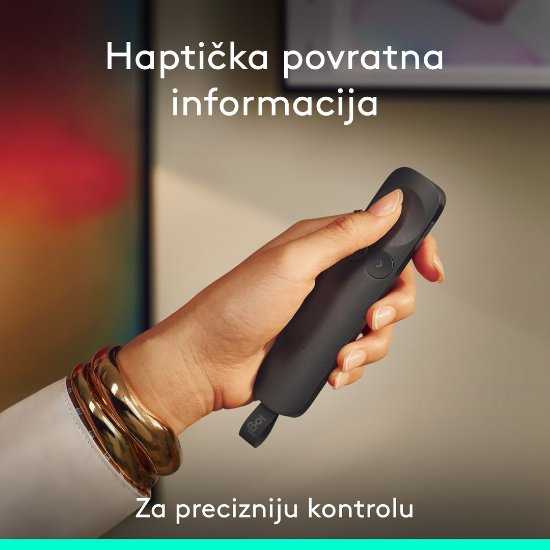 Prezenter LOGITECH Spotlight 2, laser, bežični, crni