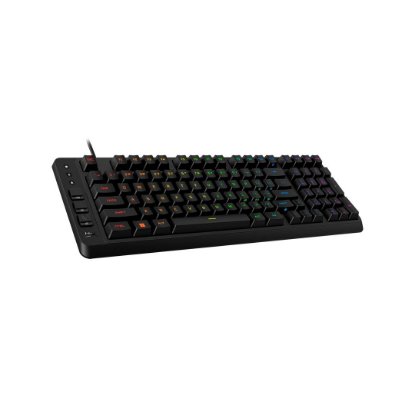 Tipkovnica HyperX Eve 1800, RGB, membranska, US layout, USB, crna