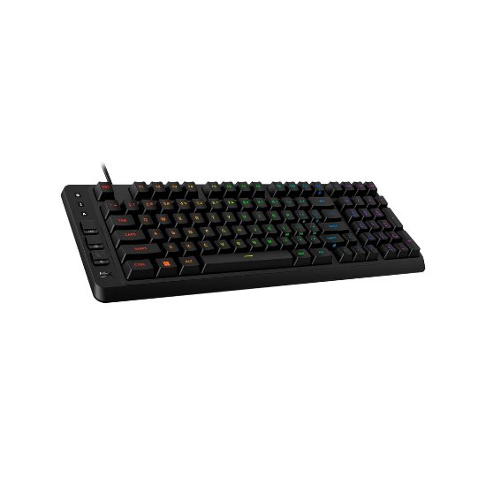 Tipkovnica HyperX Eve 1800, RGB, membranska, US layout, USB, crna