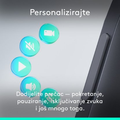 Prezenter LOGITECH Spotlight 2, laser, bežični, crni