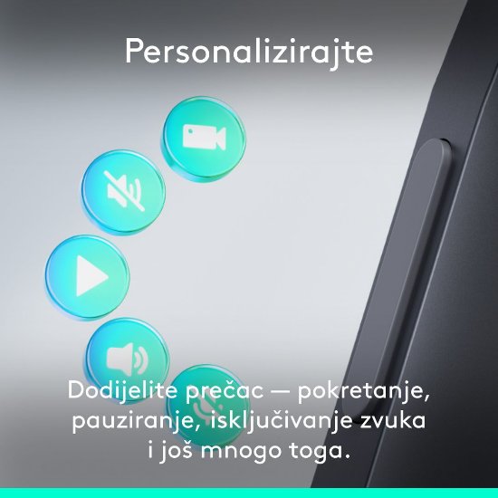 Prezenter LOGITECH Spotlight 2, laser, bežični, crni