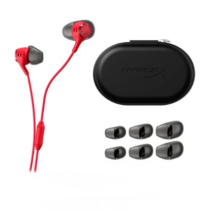 Slušalice HyperX Cloud Earbuds III, in-ear, mikrofon, crvene