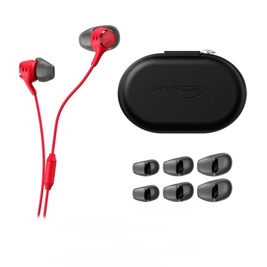 Slušalice HyperX Cloud Earbuds III, in-ear, mikrofon, crvene