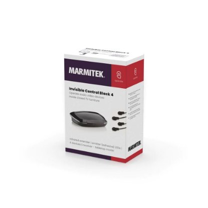 Infracrveni ekstender MARMITEK Invisible Control Black 4, 4 uređaja, crni