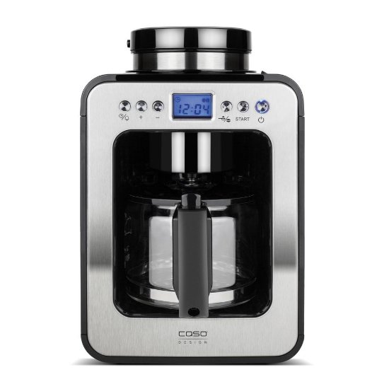 Aparat za kavu CASO DESIGN Coffee Compact electronic, 600W, za 4 šalice, crno-sivi