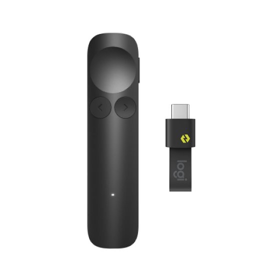 Prezenter LOGITECH Spotlight 2, laser, bežični, crni