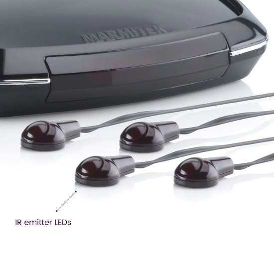 Infracrveni ekstender MARMITEK Invisible Control Black 4, 4 uređaja, crni