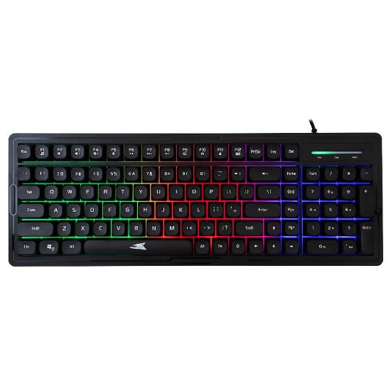 Tipkovnica + miš BARACUDA BGC-011 ORCA, LED, crna, USB