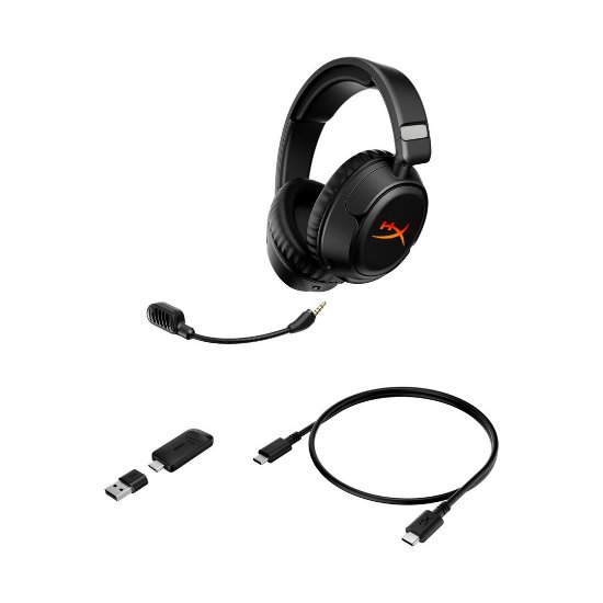 Slušalice HyperX Cloud Flight 2 Wireless Gaming, bežične, crne