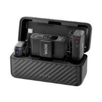 Mikrofon BOYA Boyamic 2-02, 2 odašiljača, 1 prijemnik, 3.5mm  bežični, USB C, crni