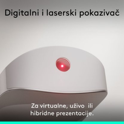 Prezenter LOGITECH Spotlight 2, laser, bežični, smeđi