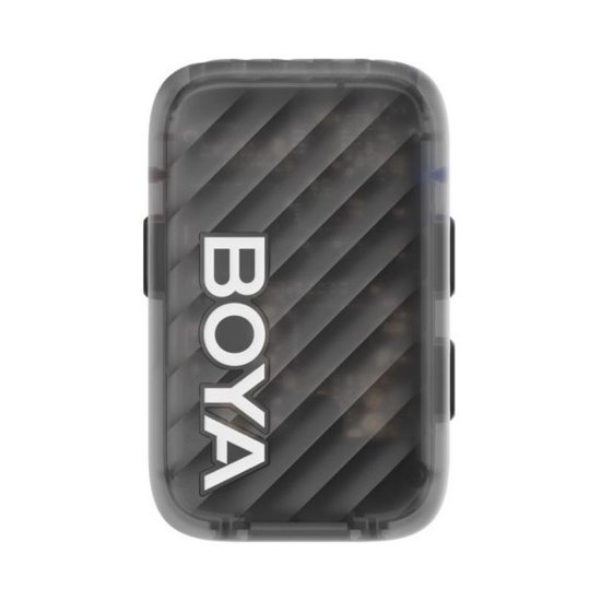 Mikrofon BOYA Boyamic 2-02, 2 odašiljača, 1 prijemnik, 3.5mm  bežični, USB C, crni