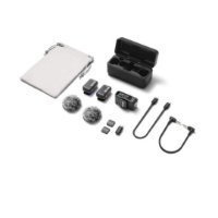 Mikrofon BOYA Boyamic 2-02, 2 odašiljača, 1 prijemnik, 3.5mm  bežični, USB C, crni