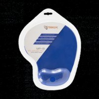 Podloga za miš SBOX MP-01, Ergo, s naslonom za zapešće, 230x190, plava