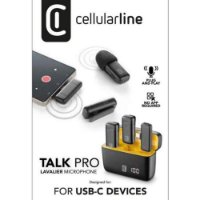 Mikrofon CELLULARLINE, Talk Pro, bežični, crni
