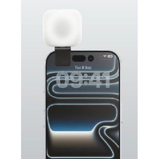 Svjetlosni prsten CELLULARLINE, Selfie Ring, Light Clip, crni