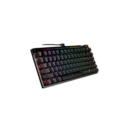 Tipkovnica ASUS ROG Falchion Ace 75 HE, RGB, mehanička, ROG HFX V2, US Layout, crna + Podloga za zglobove ASUS ROG, crna