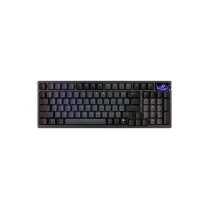 Tipkovnica ASUS ROG Azoth 96 HE, RGB, analogna, US Layout, crna, USB