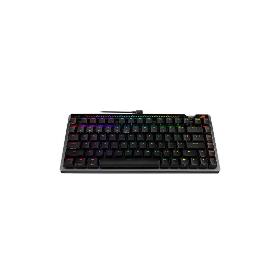 Tipkovnica ASUS ROG Falchion Ace 75 HE, RGB, mehanička, ROG HFX V2, US Layout, crna + Podloga za zglobove ASUS ROG, crna