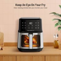 Friteza na vrući zrak TAOTRONICS TAOGA-TT-AF011, 1200 W, 5 l, crna-inox