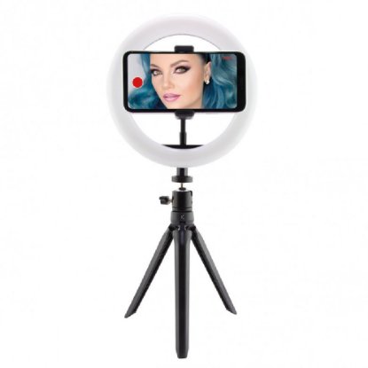 Tripod LED svjetlosni prsten KSIX BXYOUTUB01, ring light, crni