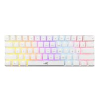 Tipkovnica BARACUDA BGK-03211 Dolphin, RGB, crveni switch, mehanička, US layout, USB, bijela