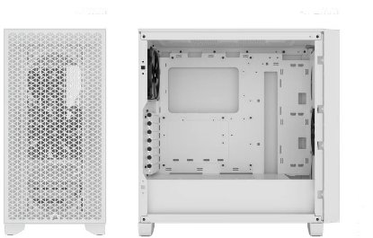 Kućište CORSAIR 3000D Airflow, window, MIDI, ATX, bijelo, bez napajanja