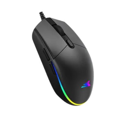 Miš BARACUDA BGM-111 Crab, RGB, optički, 3200dpi, crni