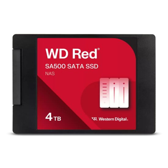 SSD 4TB WESTERN DIGITAL Red SA500, WDS400T2R0A, SATA 6 2,5", 560/520 MB/s