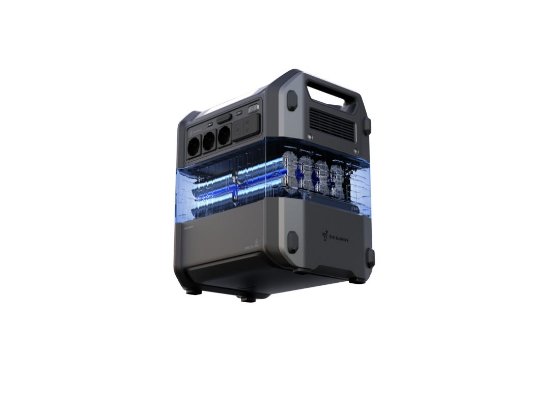 Prijenosna elektrana SEGWAY Cube 2000, 2000 Wh LiFePO4, maksimalni AC izlaz 2200 W (surge 4400 W), maksimalni solarni ulaz 800 W (12-60V), maksimalni DC ulaz 800 W, 3× 230V utičnice, 12V utičnica, 4×