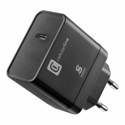 Kućni punjač CELLULARLINE, za Samsung, 45W, USB-C, Super Fast 2.0, crni