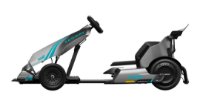 Električni gokart SEGWAY GoKart Pro 2, 4800 W motor, 432 Wh baterija, brzina 43 km/h, do 25 km domet, masa 48-49 kg, dimenzije 1420 × 852 × 600 mm