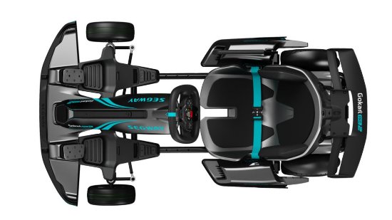 Električni gokart SEGWAY GoKart Pro 2, 4800 W motor, 432 Wh baterija, brzina 43 km/h, do 25 km domet, masa 48-49 kg, dimenzije 1420 × 852 × 600 mm