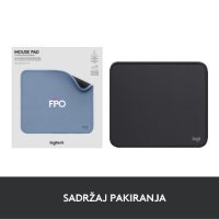 Podloga za miš, LOGITECH Studio, soft, crna