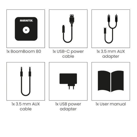 Audio odašiljač MARMITEK BoomBoom 80, bluetooth, NFC, bežični prijemnik