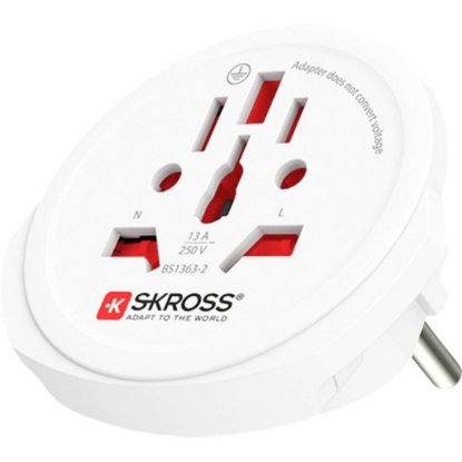 Putni adapter SKROSS, WORLD - EU, 1.500211C-E, bijeli