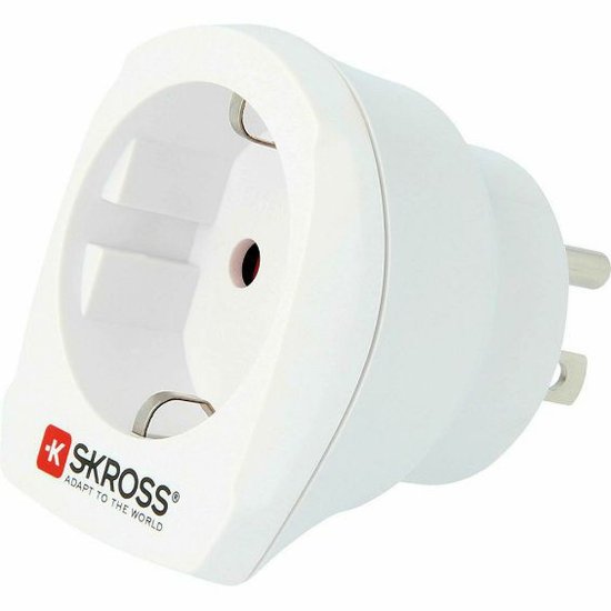 Putni adapter SKROSS, EU - USA, 1.500230-E, bijeli