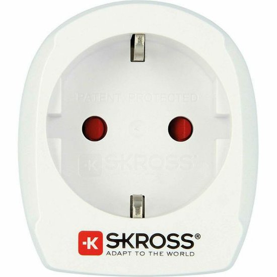 Putni adapter SKROSS, EU - USA, 1.500230-E, bijeli