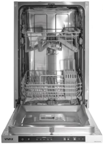 Ugradbena perilica posuđa VIVAX DWB-451072D, 10 kompleta, energetski razred E