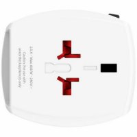 Putni adapter SKROSS, Muv USB, Euro, Aus/Kina, UK, SAD/Japan+2x USB-A, 1.302960, bijeli