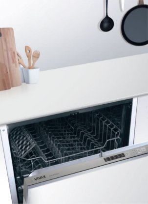 Ugradbena perilica posuđa VIVAX DWB-601252CL, 12 kompleta, energetski razred E
