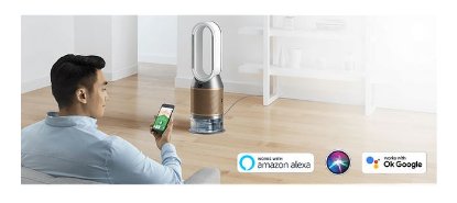 Pročišćivač ovlaživač i ventilator zraka DYSON PH04 379491-01, Purifier Humidify + Cool PH04, bijelo-zlatni