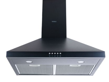 Zidna kuhinjska napa VIVAX CHO-60CHC115T B, 60 cm, 452 m3/h, energetski razred c, crna