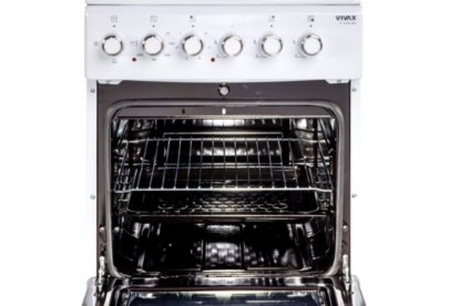 Plinski štednjak VIVAX FC-31602LI WH, 3x plin + 1x grijača ploča, energetski razred A, bijeli