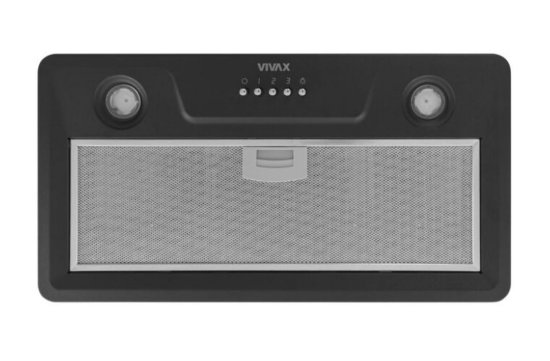 Zidna kuhinjska napa VIVAX CHO-60BI100T B, 52,5 cm, 281 m3/h, energetski razred D, bijela