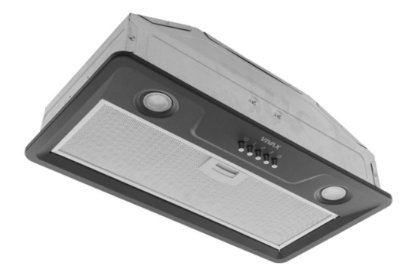 Zidna kuhinjska napa VIVAX CHO-60BI100T B, 52,5 cm, 281 m3/h, energetski razred D, bijela