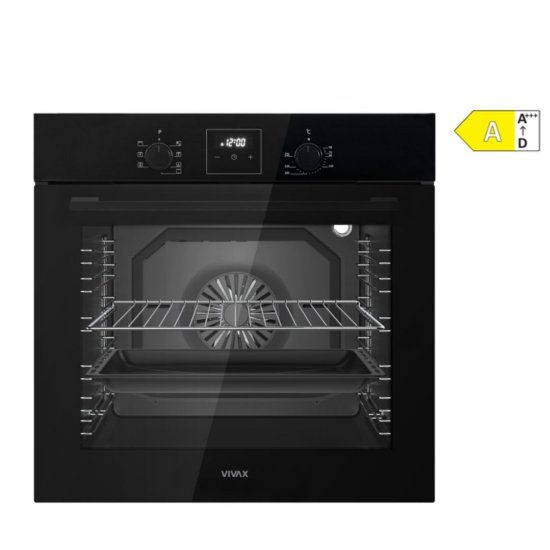 Ugradbena pećnica VIVAX BO-808BFD G, ventilacijska, 80 l, energetski razred A