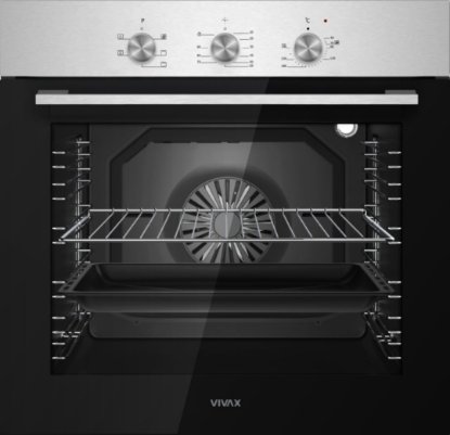 Ugradbena pećnica VIVAX BO-806BFTM X, ventilacijska, 80 l, energetski razred A