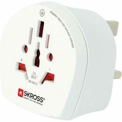 Putni adapter SKROSS, World - UK, 1.500225-E, bijeli