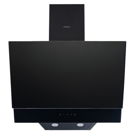 Zidna kuhinjska napa VIVAX CHO-60CSD115T GB, 60 cm, 379 m3/h, energetski razred C, crna